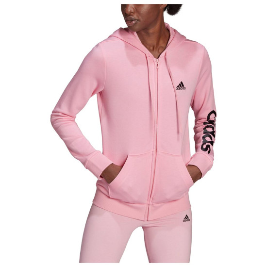 Adidas Γυναικεία ζακέτα Essentials Logo French terry Adidas Γυναικεία ζακέτα Essentials Logo French terry